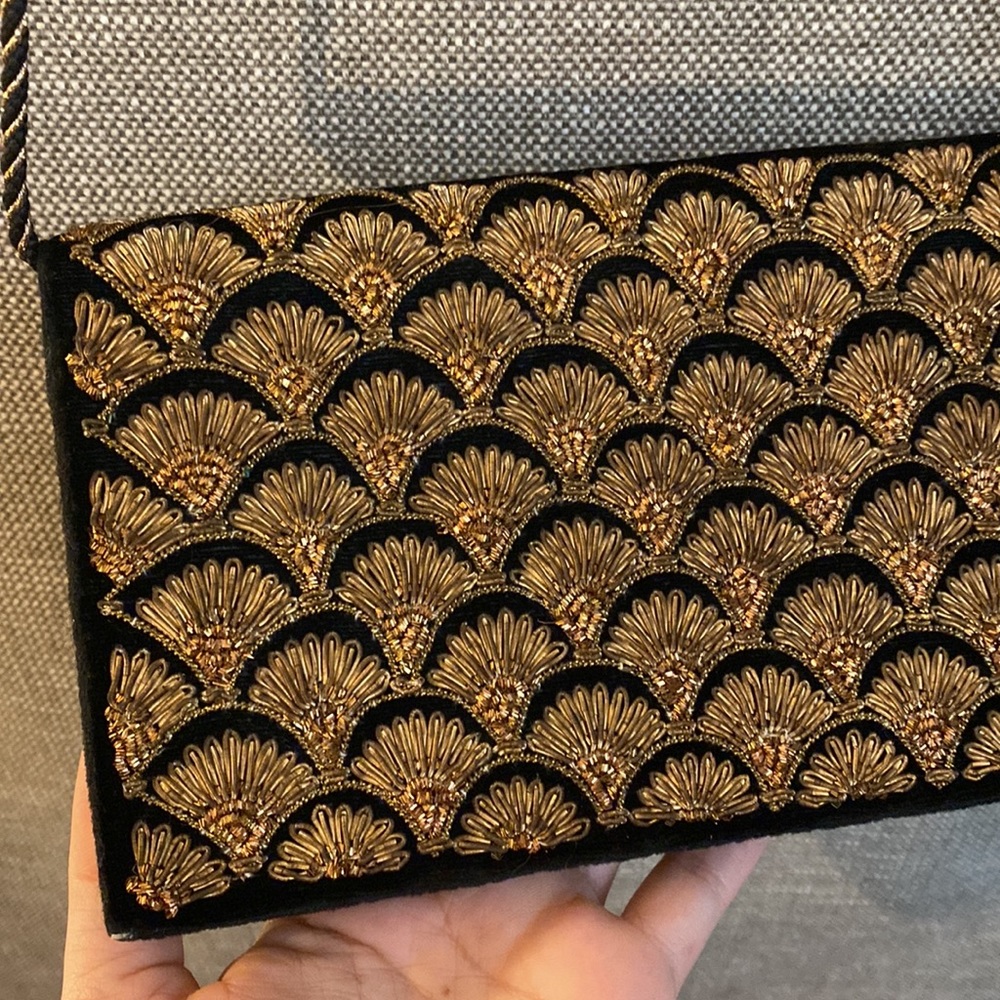 Handmade sequins vintage bag for special occasions and events